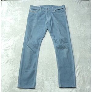 Diesel Tepphar‎ Jeans Men 32x30 Light Blue Slim Carrot Stretch Denim 0850Y